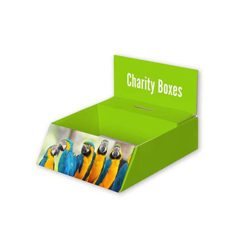 printed charity collection boxes|Angal .